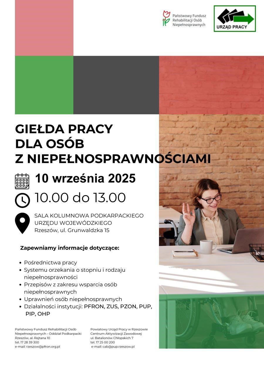 Giełda Pracy dla Osób z Niepełnosprawnościami